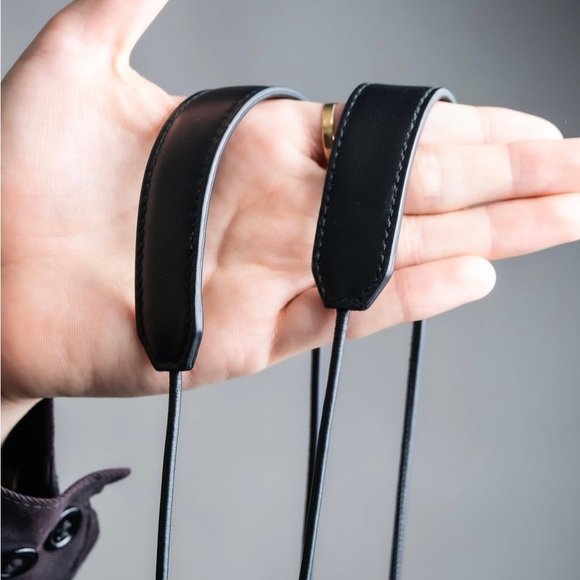 Jil Sander Designer Black Leather Tassle Fringe Unique Smooth Bag Handbag Should - Picture 14 of 16